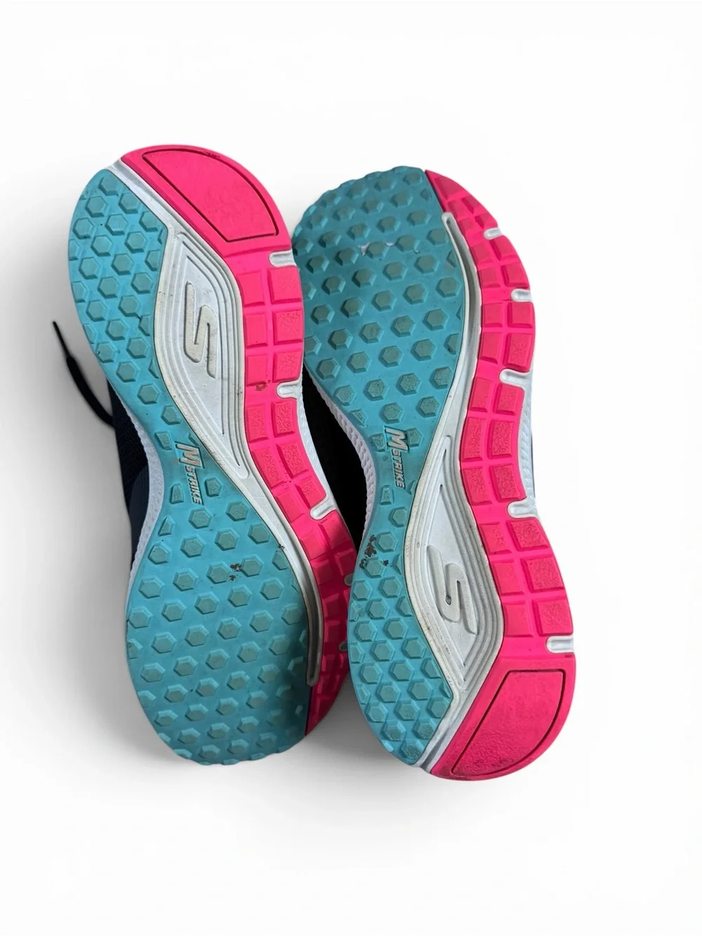 Skechers GOrun Athletic Running Sneakers Black Aqua Pink Women’s 10